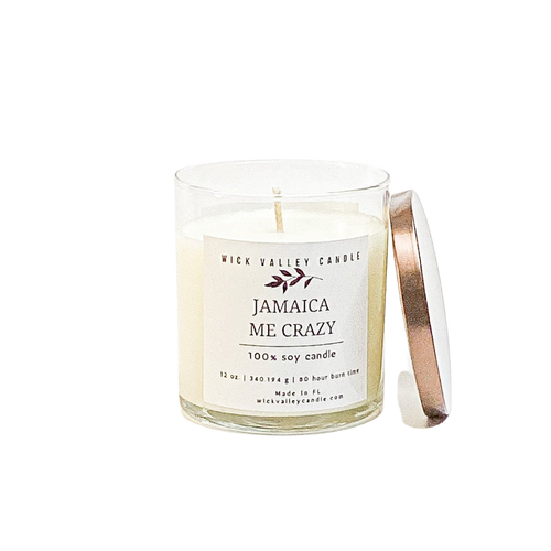 Jamaica Me Crazy Candle | Jamaica Crazy Candle | Wick Valley Candle Co