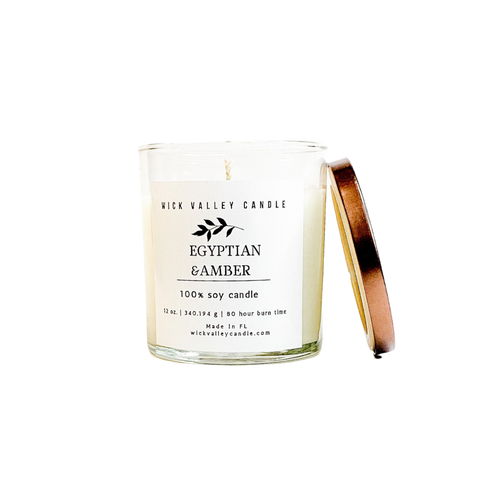Egyptian Amber Candle | Best Amber Candle | Wick Valley Candle Co
